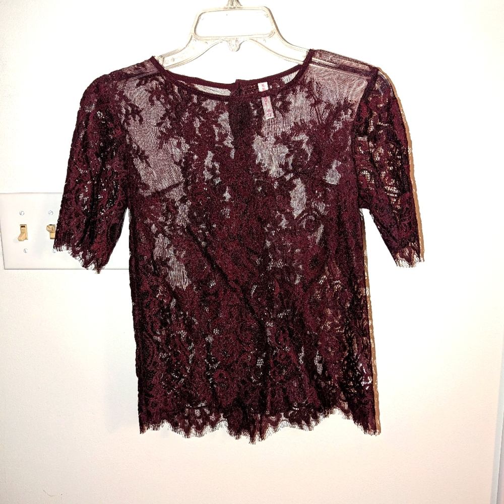 Purple See-Thru Top/Layer